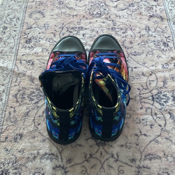 RAAD Tie Dye Converse (style) Size  women’s 10 Men 8.5 - Picture 2 of 8